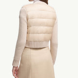 Padded Wool & Teddy Cardigan