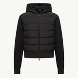 Padded Cotton Zip-Up Hoodie