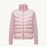Diagonal-Quilted Padded Wool Cardigan