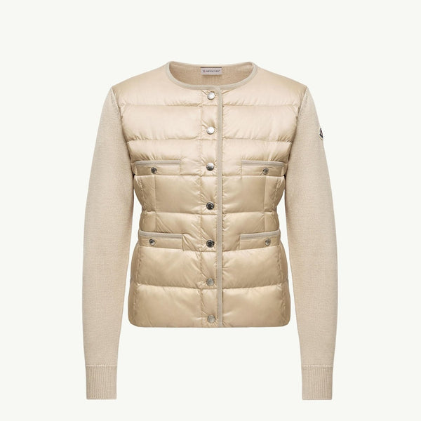 Padded Wool Cardigan