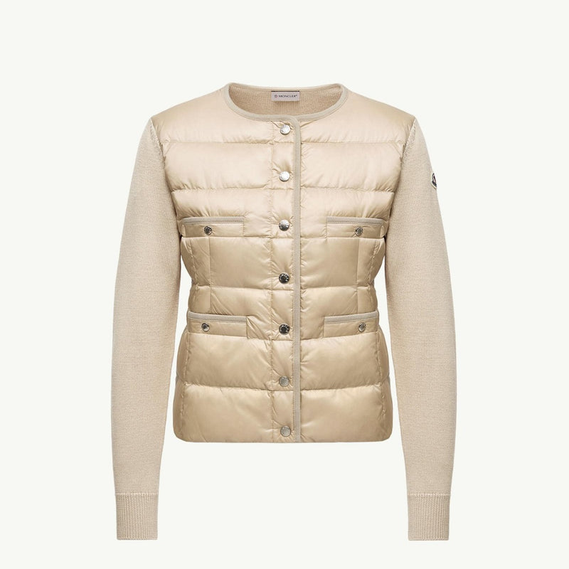 Padded Wool Cardigan