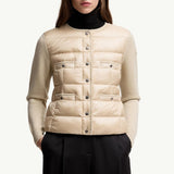 Padded Wool Cardigan