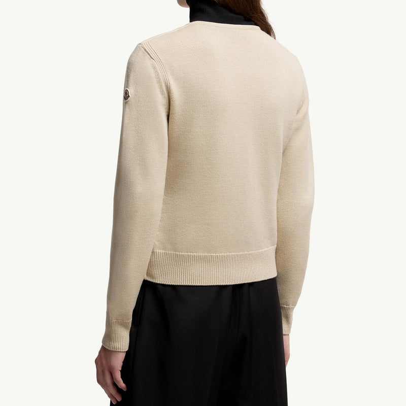 Padded Wool Cardigan