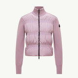 Padded Wool Zip-Up Cardigan