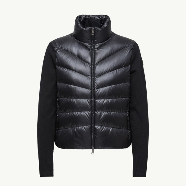 Padded Wool Cardigan