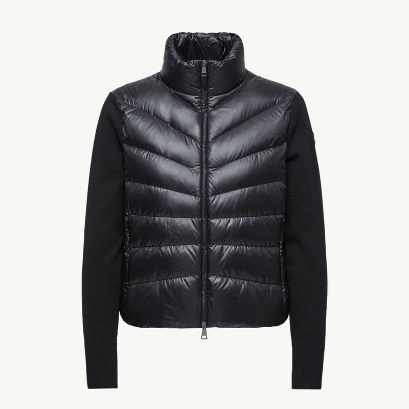 Padded Wool Cardigan