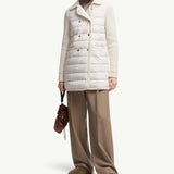 Wool & Cashmere Padded Cardigan