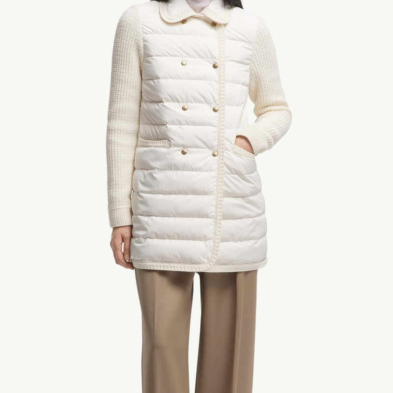 Wool & Cashmere Padded Cardigan