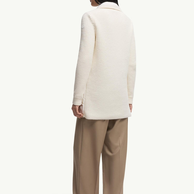 Wool & Cashmere Padded Cardigan