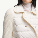 Wool & Cashmere Padded Cardigan