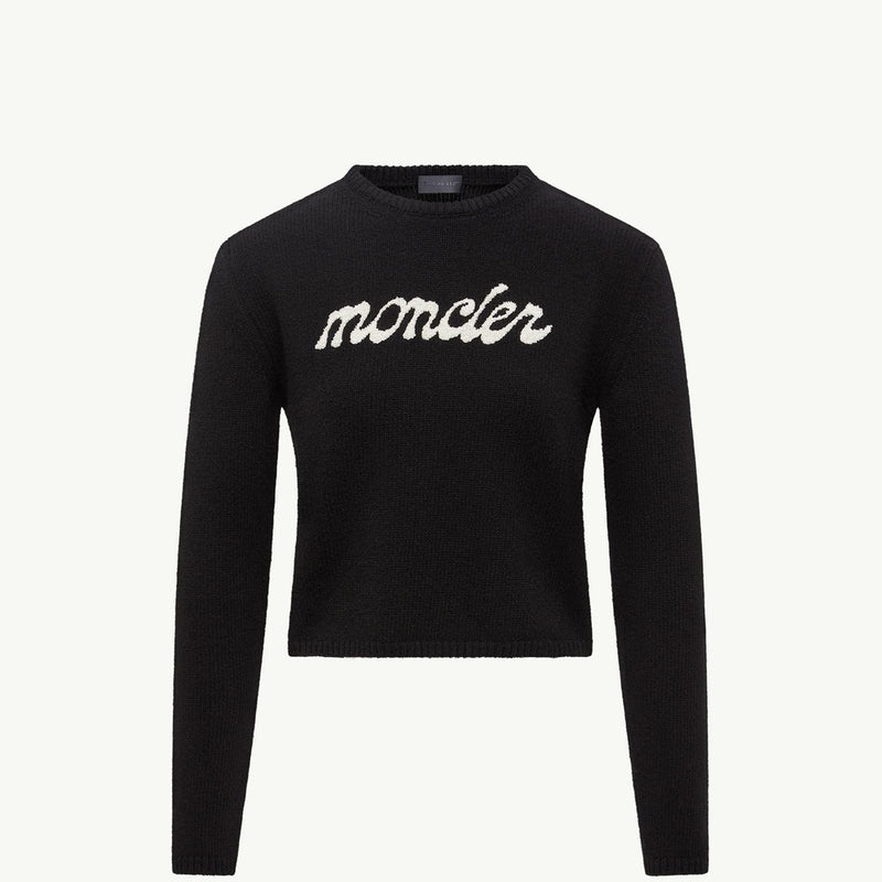 Embroidered Logo Wool & Cashmere Sweater