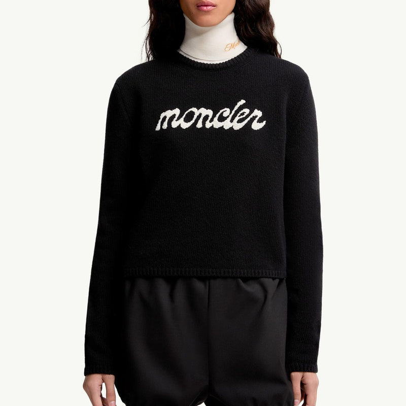 Embroidered Logo Wool & Cashmere Sweater