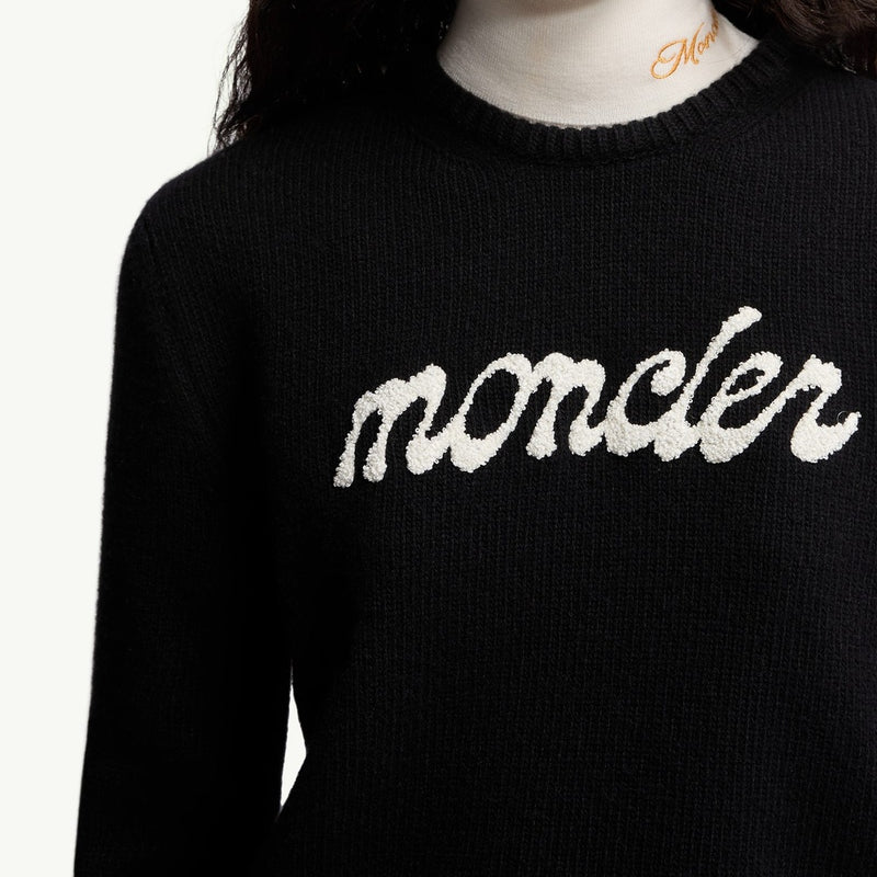 Embroidered Logo Wool & Cashmere Sweater