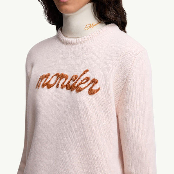 Embroidered Logo Wool & Cashmere Sweater