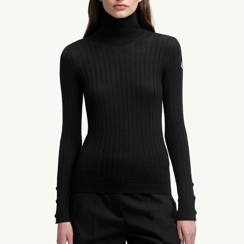 Wool & Cashmere Polo Neck Jumper