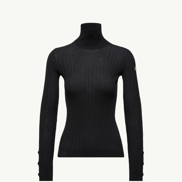 Wool & Cashmere Polo Neck Jumper