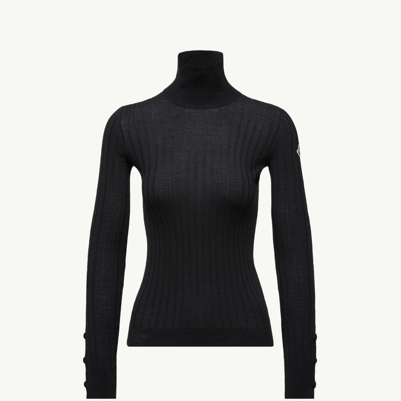 Wool & Cashmere Polo Neck Jumper