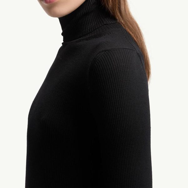 Logo Wool Polo Neck Jumper