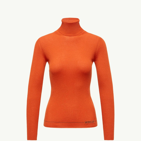 Logo Wool Polo Neck Jumper