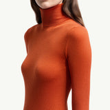 Logo Wool Polo Neck Jumper