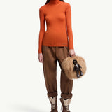 Logo Wool Polo Neck Jumper