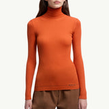 Logo Wool Polo Neck Jumper