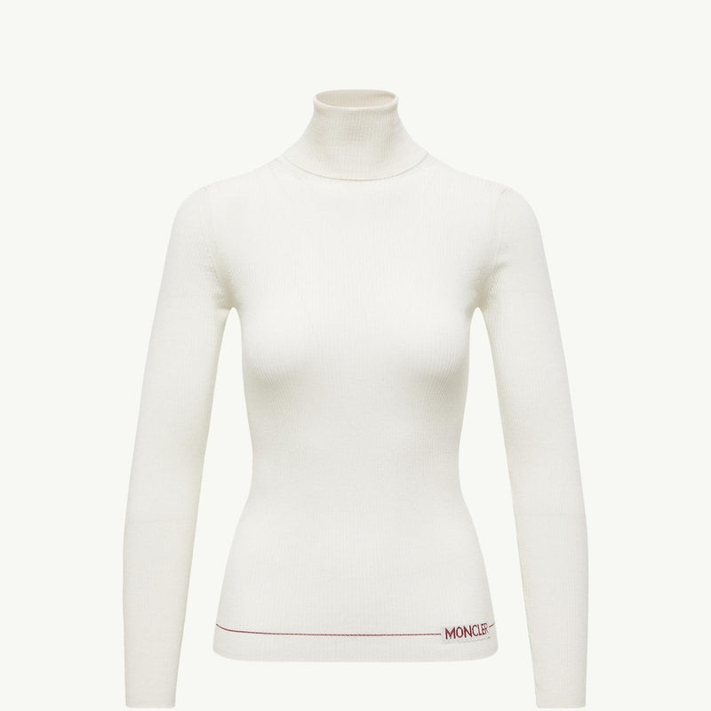 Logo Wool Polo Neck Jumper