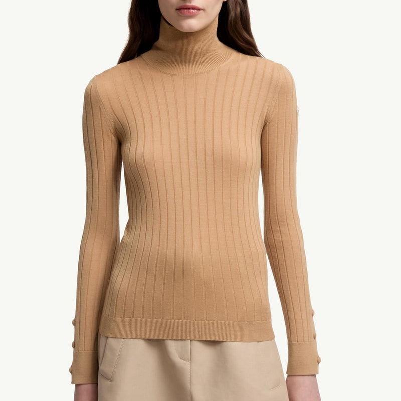 Wool & Cashmere Polo Neck Jumper