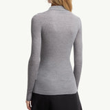 Wool Long Sleeve Polo Shirt