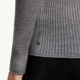 Wool Long Sleeve Polo Shirt