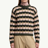 Wool & Alpaca Blend Striped jumper