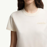 Beaded Logo Cotton T-Shirt