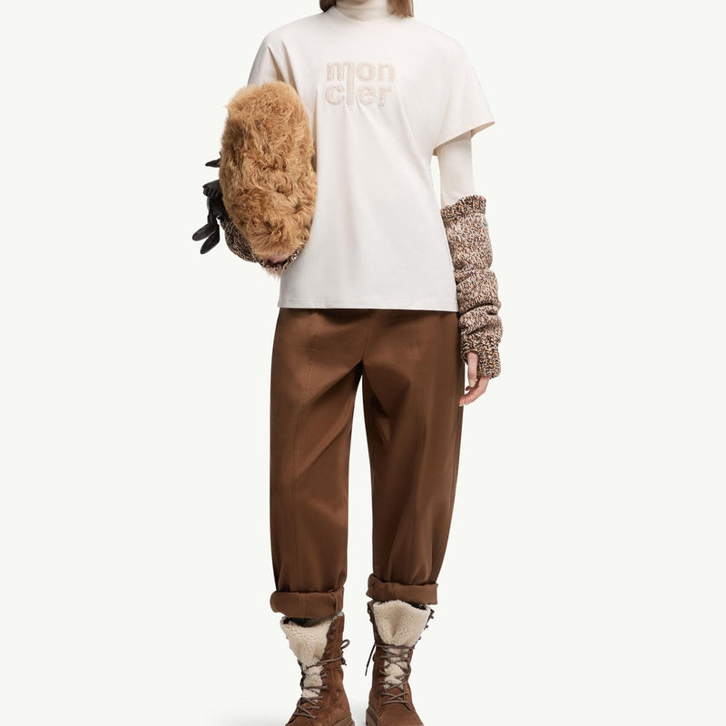 Teddy Logo Cotton T-Shirt