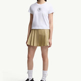 Embroidered Heart Logo Cotton T-Shirt