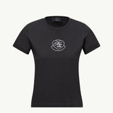 Embroidered Heart Logo Cotton T-Shirt