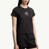 Embroidered Heart Logo Cotton T-Shirt