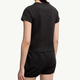 Embroidered Heart Logo Cotton T-Shirt
