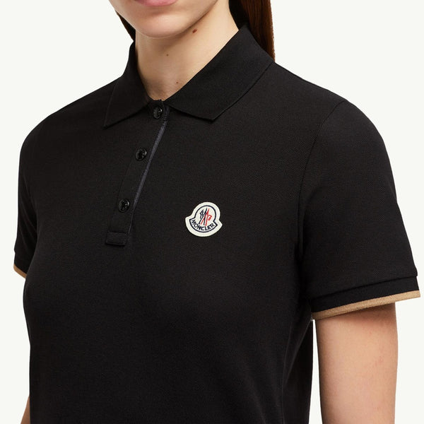 Logo Patch Cotton Piquet Polo Shirt