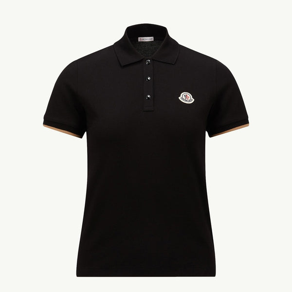 Logo Patch Cotton Piquet Polo Shirt