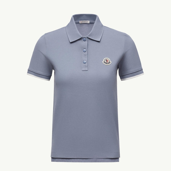 Logo Patch Cotton Piquet Polo Shirt