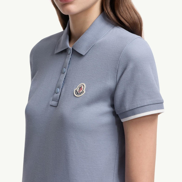 Logo Patch Cotton Piquet Polo Shirt
