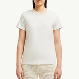 Crochet Accent Cotton T-Shirt