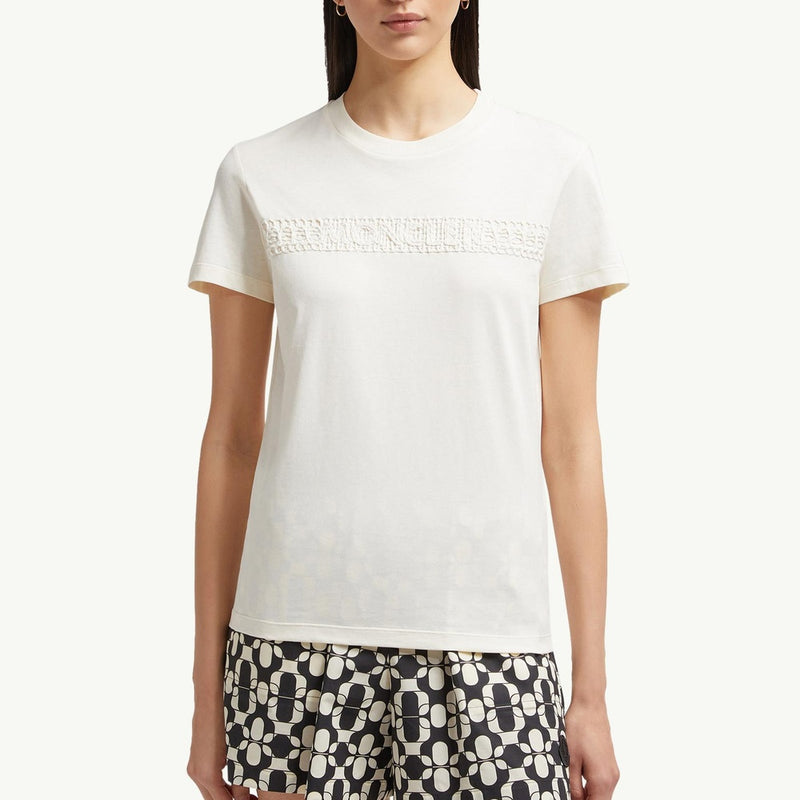Embroidered Logo Cotton T-Shirt