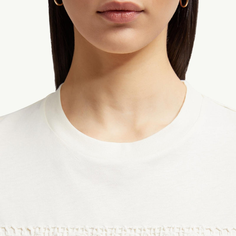 Embroidered Logo Cotton T-Shirt