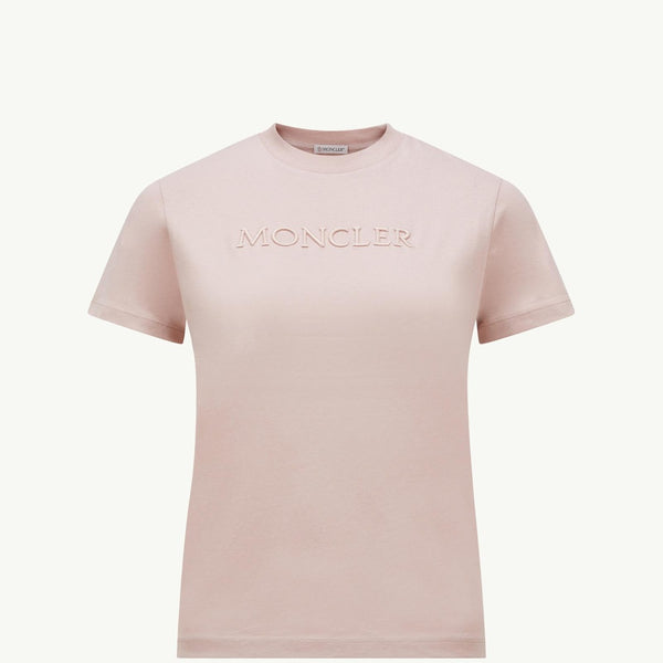Embroidered Tonal Logo Cotton T-Shirt