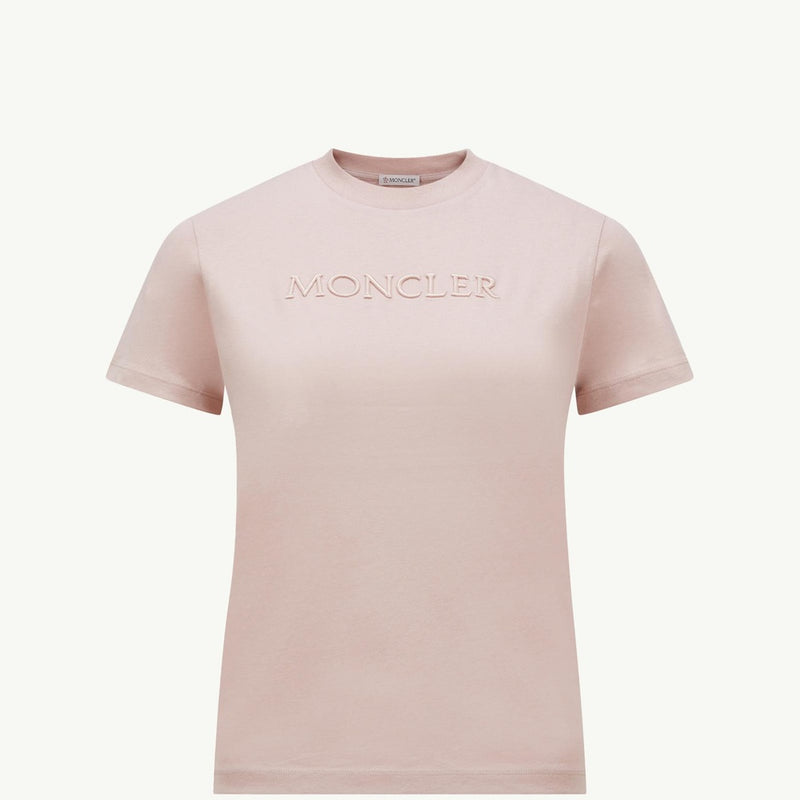 Embroidered Tonal Logo Cotton T-Shirt
