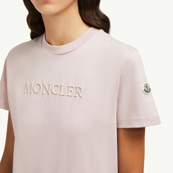Embroidered Tonal Logo Cotton T-Shirt