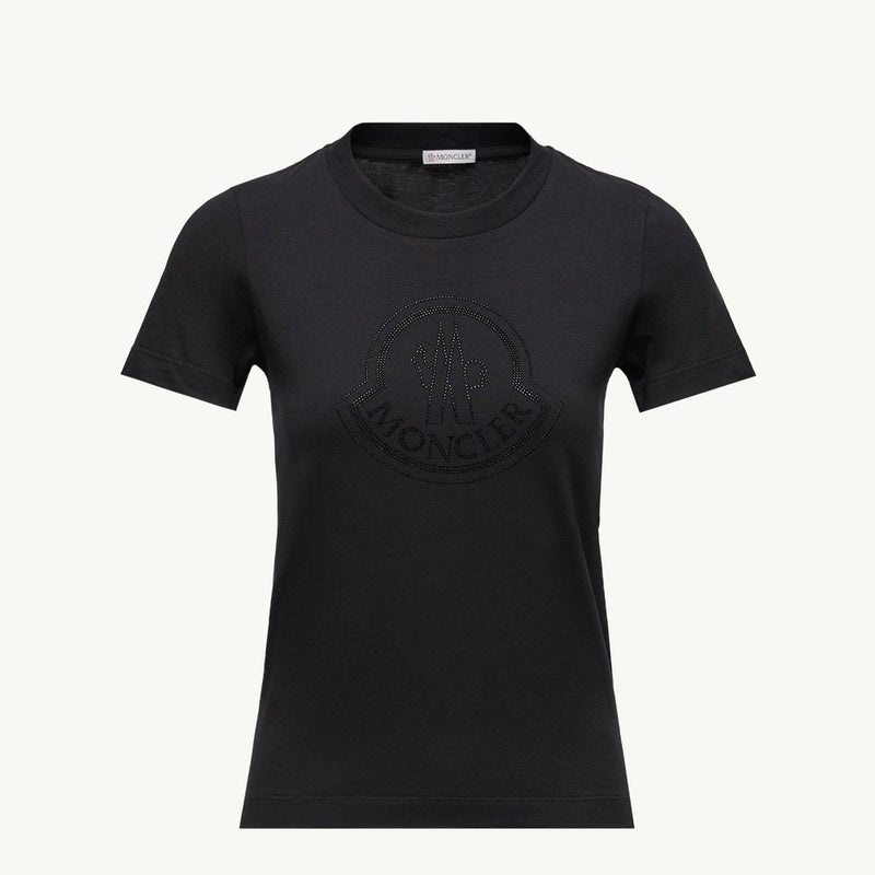 Crystal Logo Cotton T-Shirt