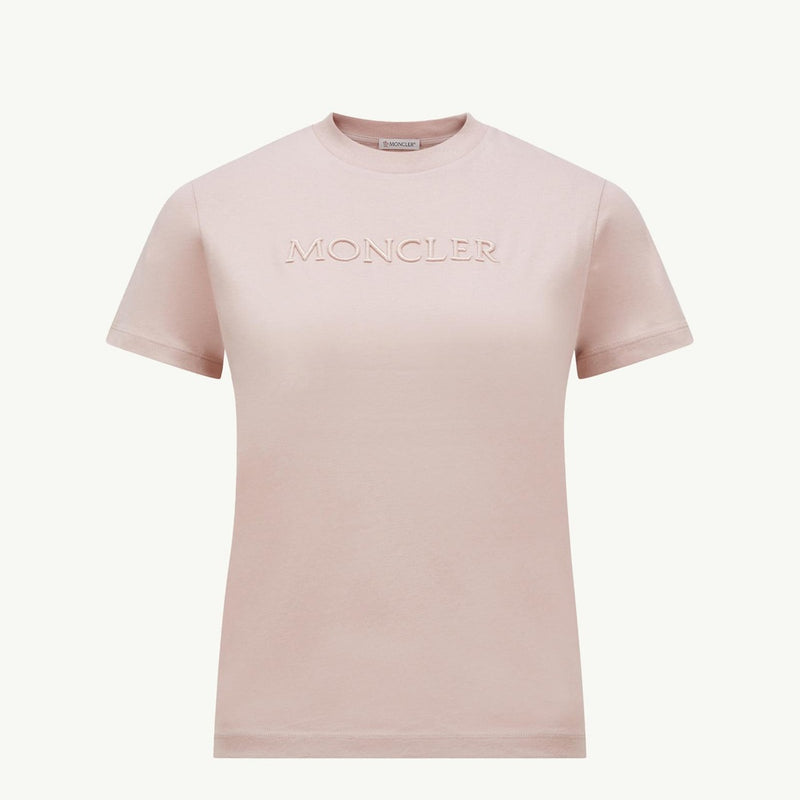 Beaded Logo Cotton T-Shirt