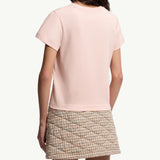 Embroidered Heart Logo Cotton T-Shirt